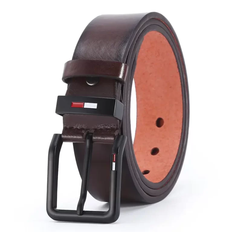 Hommes PU cuir alliage broche carré boucle ceinture affaires ceintures de loisirs 2023 mode noir café brun ceintures de taille pour hommes – Image 5