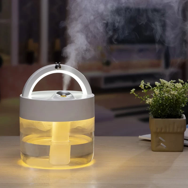 Humidificateur d'air de paysage domestique de grande capacité 1000ml USB rechargeable 3000mAh alimenté par batterie petit humidificateur électrique portable – Image 6