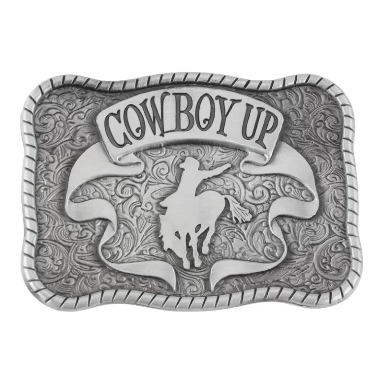 Cowboy Up Buckle Ceinture en alliage accessoires pour hommes Mode – Image 2