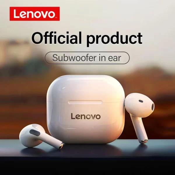 Écouteurs sans fil Lenovo LP40 d'origine TWS écouteurs Bluetooth Touch Control Sport Casque écouteurs stéréo pour téléphone Android – Image 2