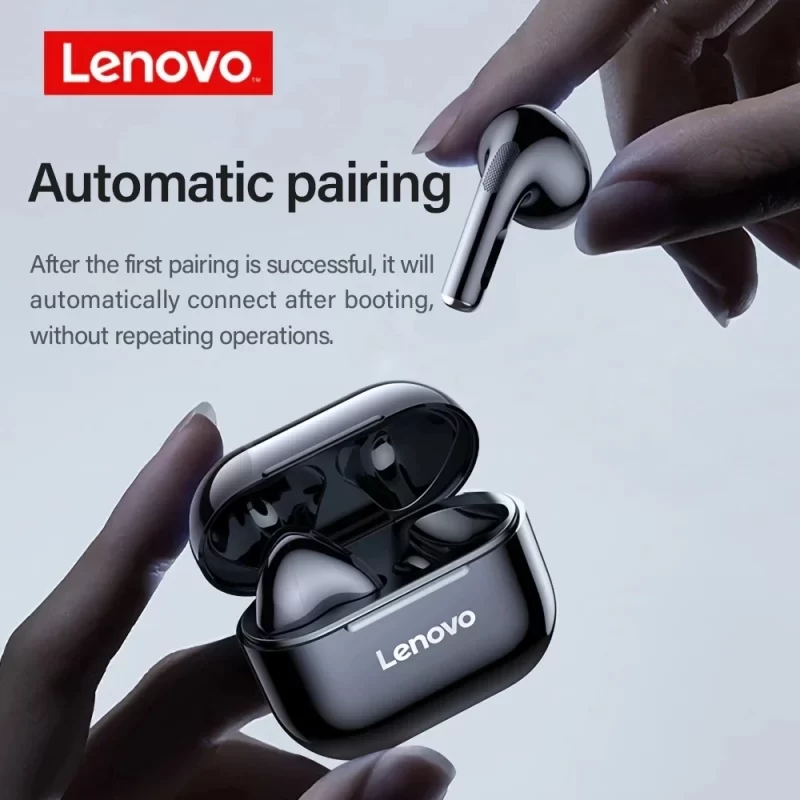 Écouteurs sans fil Lenovo LP40 d'origine TWS écouteurs Bluetooth Touch Control Sport Casque écouteurs stéréo pour téléphone Android – Image 3