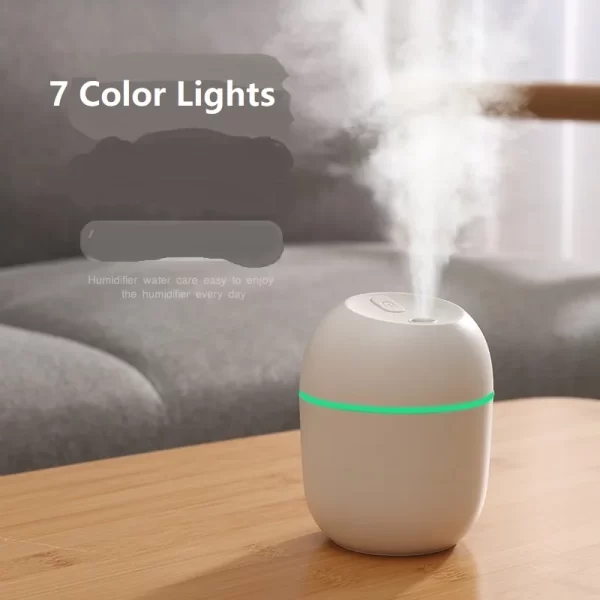 Humidificateur d'air mini ultrasonique Aroma diffuseur d'huile essentielle pour voiture USB Fogger Brume Maker avec lampe de nuit LED Appareil ménager – Image 2