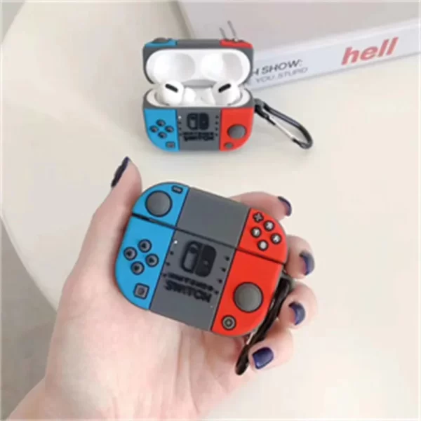Casques d'écouteurs de dessin animé mignons pour Apple Airpods 4 / 1 / 2 / 3 Protecteur en silicone pour Airpods Pro 2 Funda Casque – Image 2