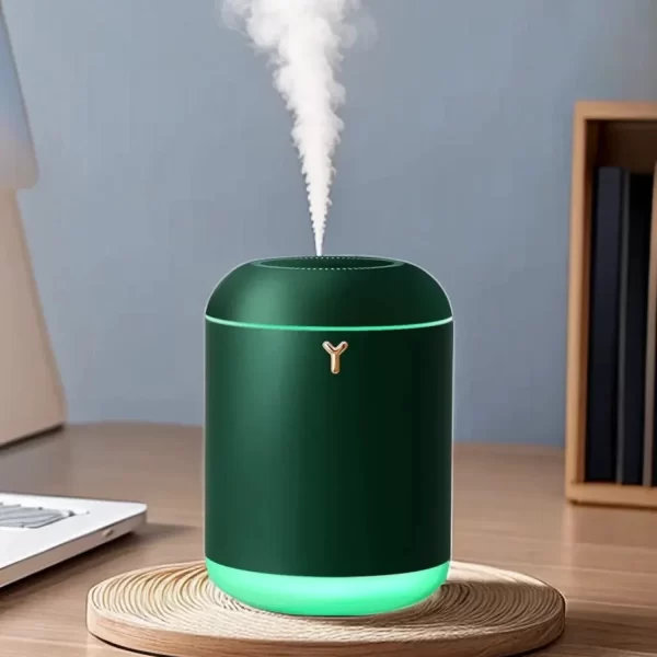 Humidificateur d'air de bureau de 1000ml de grande capacité USB Mist Maker Fogger avec couleurs LED Light Heavy Fog Small Table Humidifier – Image 3