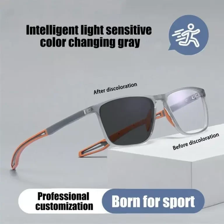 Photochromic TR90 Lumière anti-blue Nouvelles lunettes de lecture multifocales Progressive Near Far Lunettes de sport hommes femmes – Image 7
