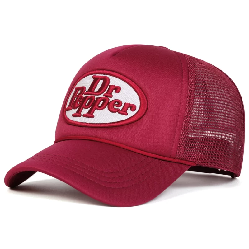 Unisex Dr Prpper lettre broderie bas-ball net caps printemps été extérieur chapeaux occasionnels ajustables chapeaux papa chapeaux solaires – Image 3
