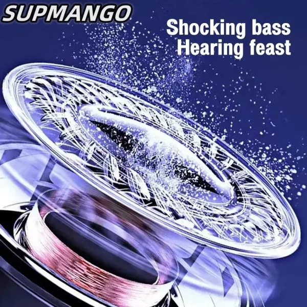 S12 haut-parleurs Bluetooth sans fil puissants boîtes à son portables sous-woofer basse audio de voiture lecteur MP3 système sonore lumières LED – Image 5
