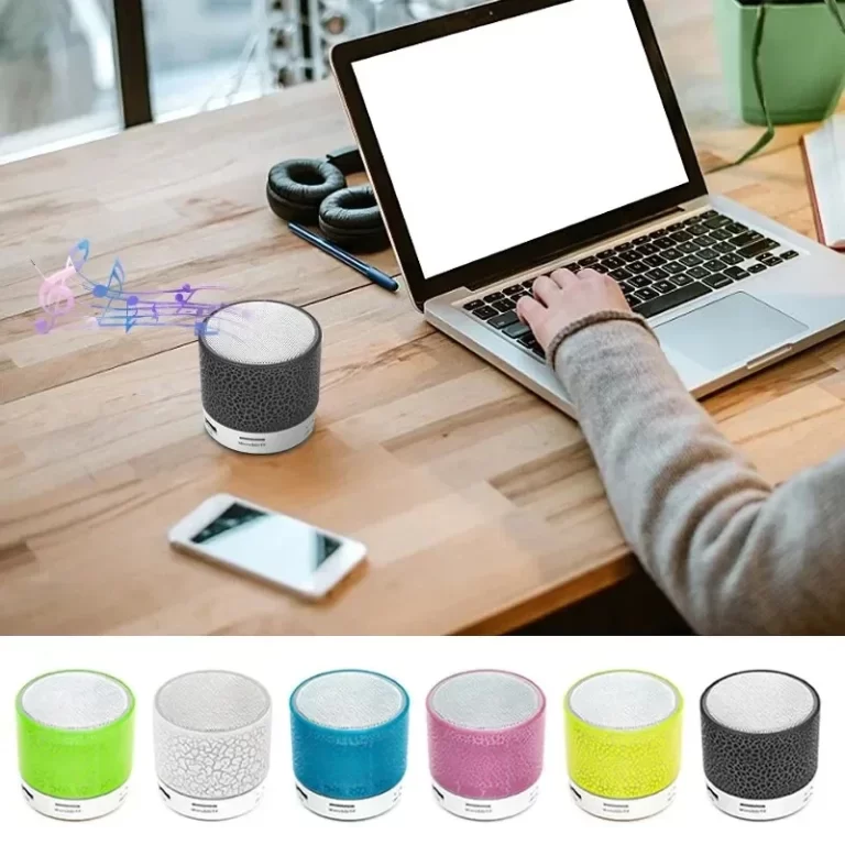 Nouveau haut-parleur Bluetooth Mini haut-parleur sans fil LED coloré TF Carte USB Subwoofer Portable MP3 Musique Colonne Sonore Pour Téléphone PC – Image 6