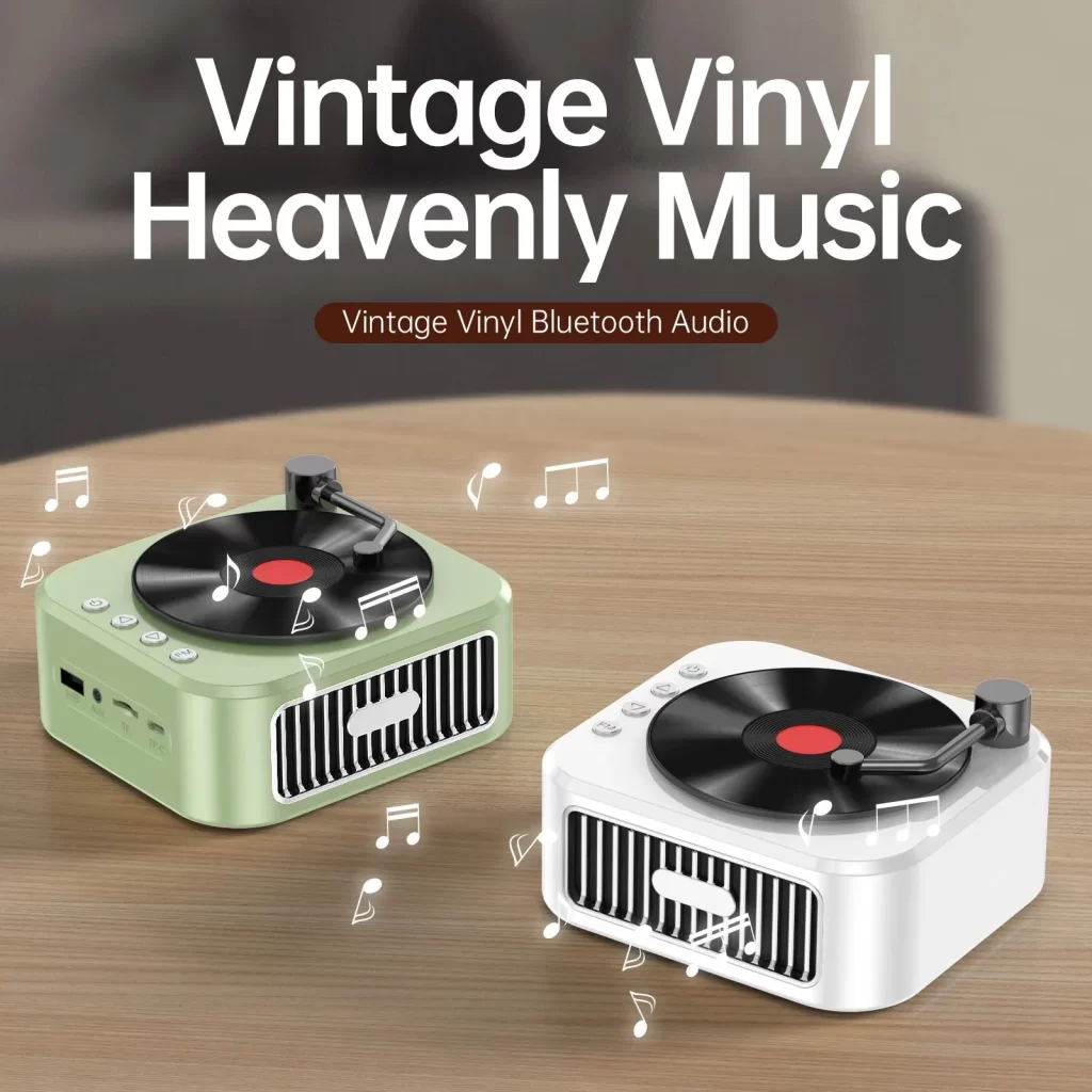 Petite animation intelligente rétro haut-parleur Bluetooth sous-woofer poupée portable petite haute qualité sonore surpoids bas haut de gamme – Image 4