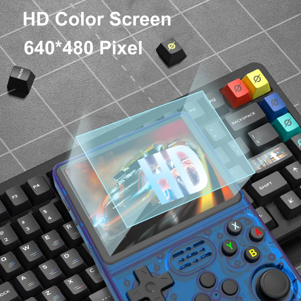 R36S Open Source K36 Console de jeu portable 3,5 pouces écran IPS intégré dans 16000 jeux Supporte les doubles en ligne Pour PS1 / PSP / DC – Image 2