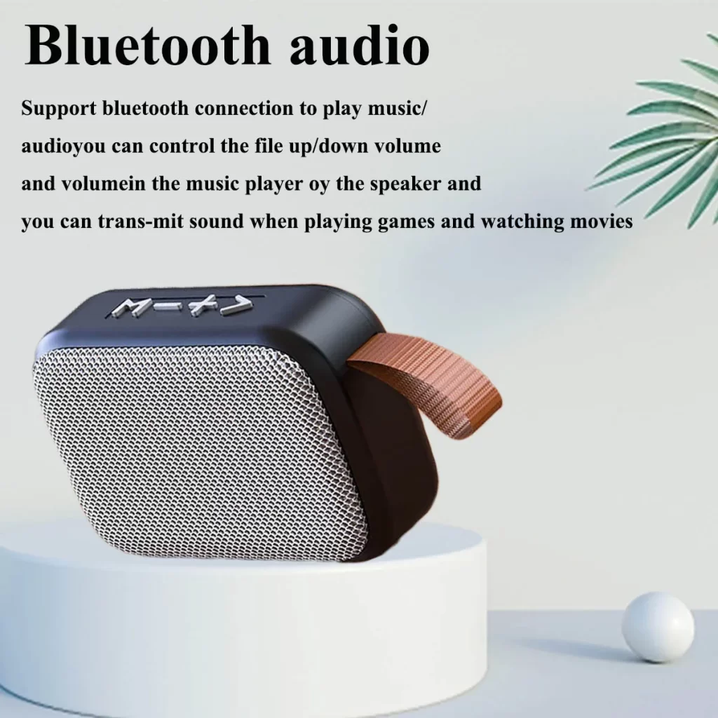 Haut-parleurs portables extérieurs Bluetooth 5.0 Mini Oxford haut-parleur colonne sans fil 3D lecteur de musique stéréo surround Hifi boîte sonore