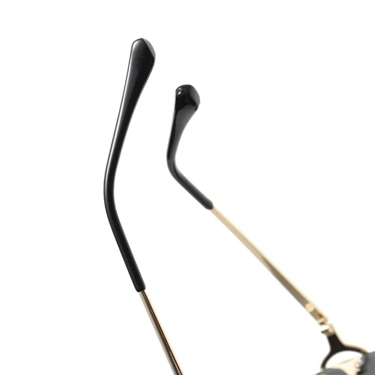 Lunettes carrées sans lunettes tendance métallique de haute qualité lunettes de soleil pour hommes et femmes – Image 5
