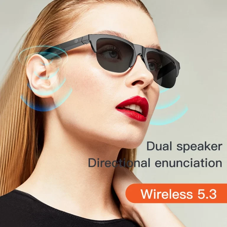 Xiaomi MIJIA lunettes de soleil intelligentes lunettes Bluetooth appel casques de sport extérieurs HIFI lumière bleue imperméable anti-UV pour hommes et femmes – Image 3