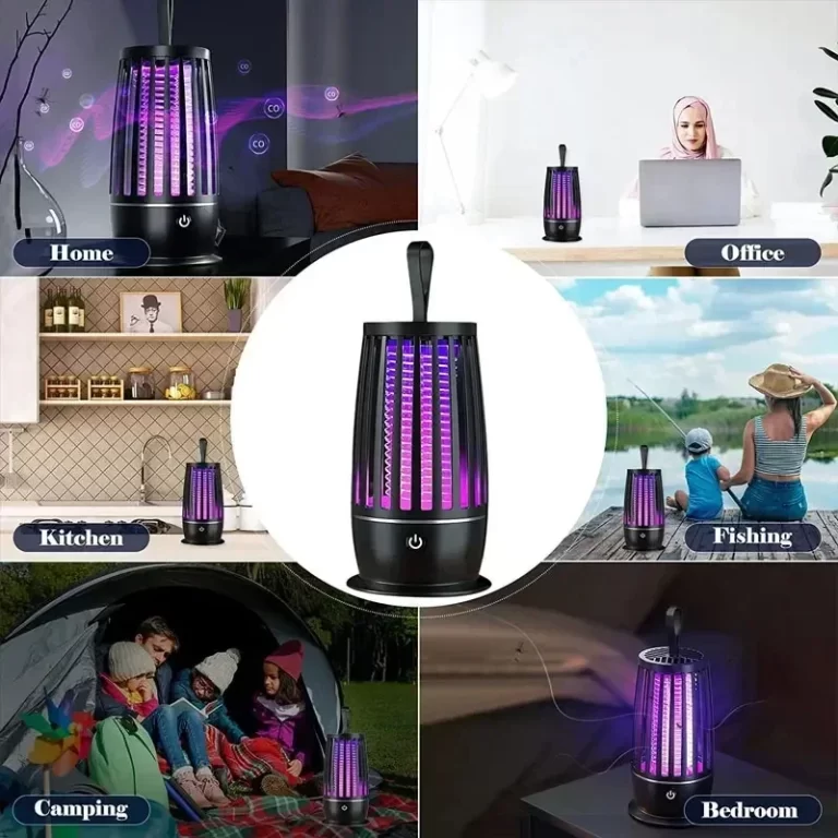 Xiaomi Mosquito Killer Lamp Chambre à coucher silencieuse USB rechargeable électrique Mosquito Swatter Portable extérieur Mosquito Repeller FlyTrap – Image 6