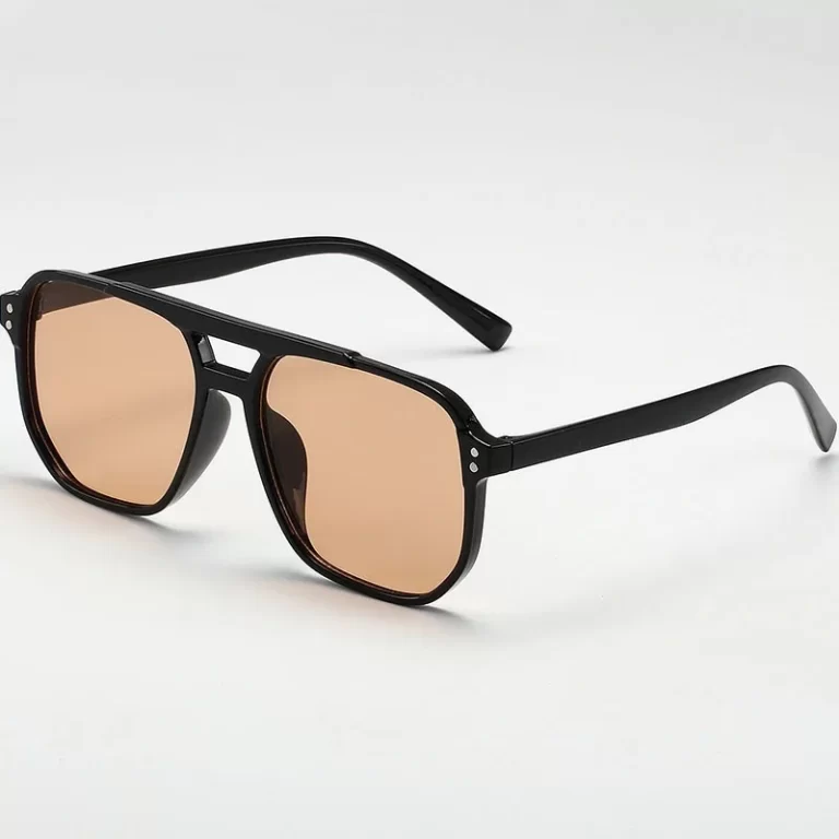 Vintage Hommes Femmes Grandes lunettes de soleil Hommes Carré Shades Marque Designer Lunettes de soleil Unisex Lentilles noires Lentilles masculines Lunettes de soleil Femme UV400 – Image 4