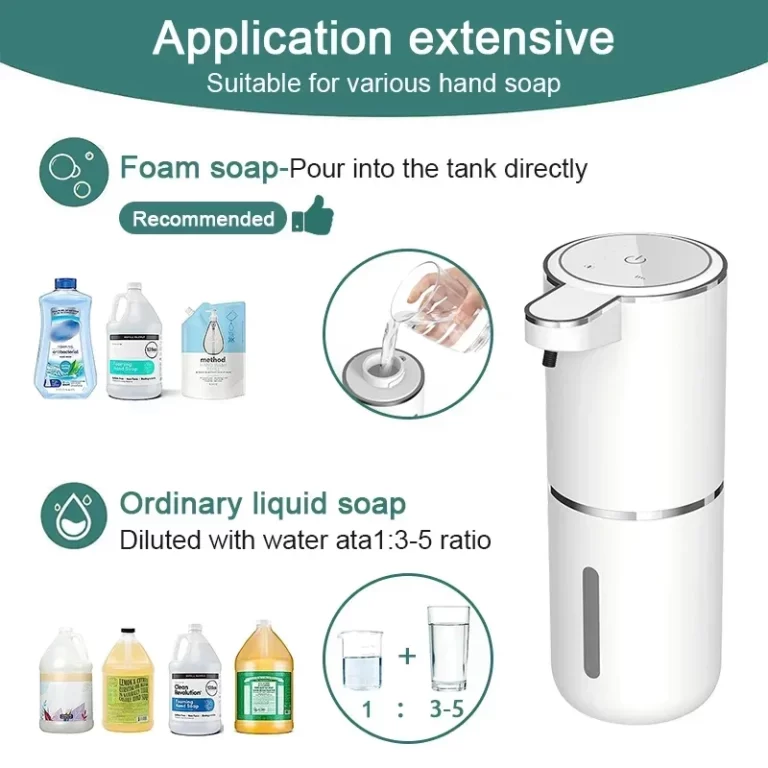 Xiaomi distributeur automatique de savon mousse liquide distributeur de savon sans contact 380ML USB rechargeable 4 niveaux réglable désinfectant pour les mains – Image 5