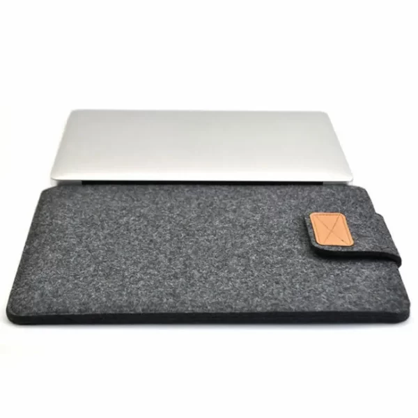 Feutre Manche Slim Tablette Case Cover Bag pour MacBooks Air Pro 11 13 15 pouces Sac de stockage de tablette couleur solide – Image 3