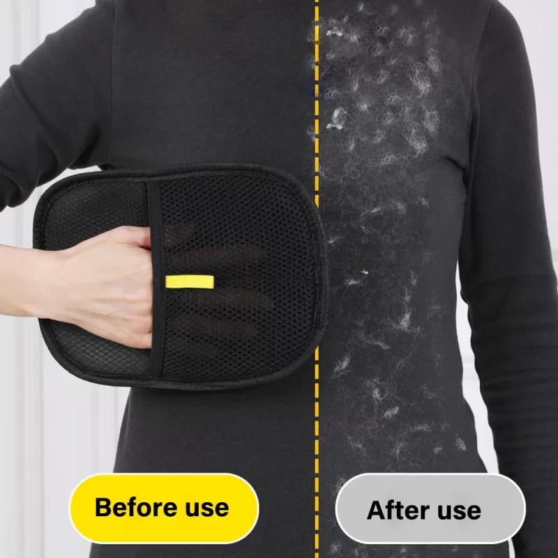 Gants de toilettage pour animaux de compagnie brosse dépoussiéreuse statique brosse enlève les poils de chien chat du canapé tapis vêtements fournitures d'outils – Image 3
