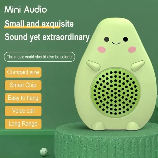 Bluetooth audio créatif Avocado Mini haut-parleur Omputer haut-parleur grand volume Subwoofer carte Plug in Card – Image 3