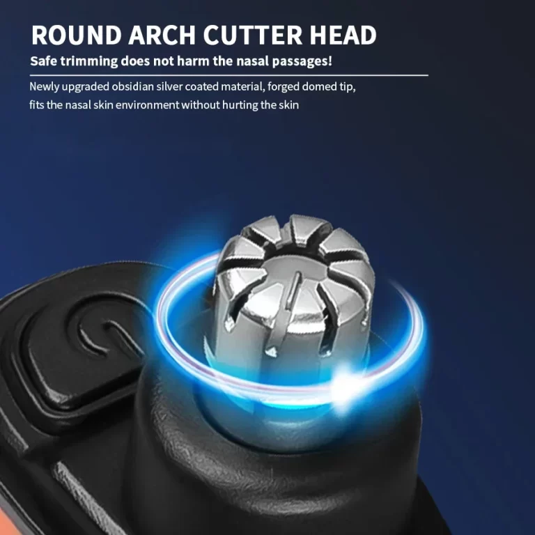 2 en 1 électrique portable oreille et nez coupe-cheveurs 2024 sourcils portables indolores professionnels pour hommes – Image 5