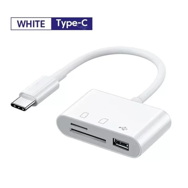 Adaptateur de type c TF CF sD Lecteur de carte mémoire OTG Écrivain Compact FlashUsB-C pour lPad Pro Huawei Macbook samsung Xiaomi lecteur de cartes – Image 6