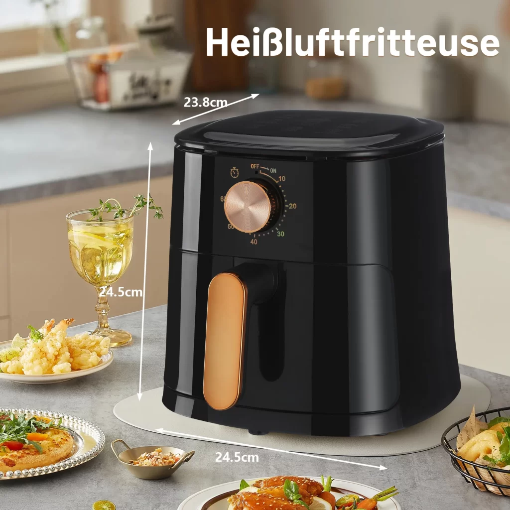 Friteuse à air domestique intelligente multifonctionnelle grande capacité friteuse électrique machine de frites électrique four entièrement automatique – Image 3