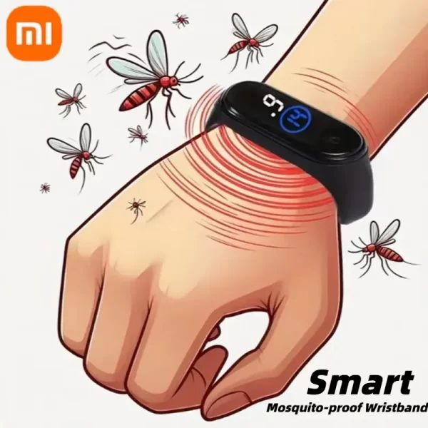Xiaomi Portable Mosquito Repellent Bracelet Unisex High-Tech Ultrasonic Non Chimique Pour Intérieur Extérieur Anti Moustiques Piqure – Image 2