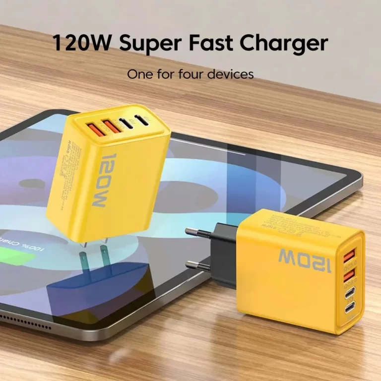 4 Ports USB C PD Chargeur Charge rapide 3.0 Type C Chargeurs de téléphone USB Adaptateur de charge rapide pour iPhone 16 15 Samsung Xiaomi Huawei – Image 2