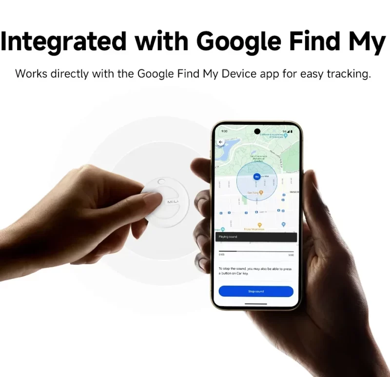 MiLi Smart Tracker Mitag Bluetooth Localisateur Appareil anti-perte Clés mobiles Animaux de compagnie Les enfants plus âgés Finder Travailler avec Android Trouver mon – Image 5