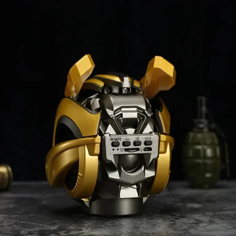 Bumblebee sans fil Bluetooth puissant haut-parleur portable sous-woofer stéréo LED Flashing Light Playback Caixa De Som pour PC Téléphone TF – Image 6