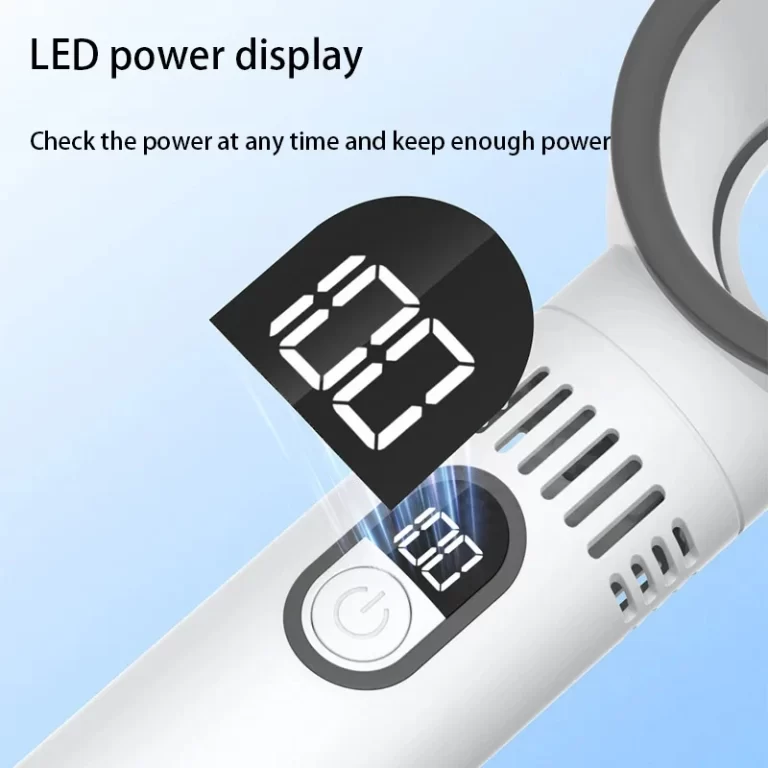 Xiaomi ventilateur sans lame affichage numérique intelligent haute vitesse USB portable chargement haute puissance éolienne bureau 2025 Nouveau – Image 5