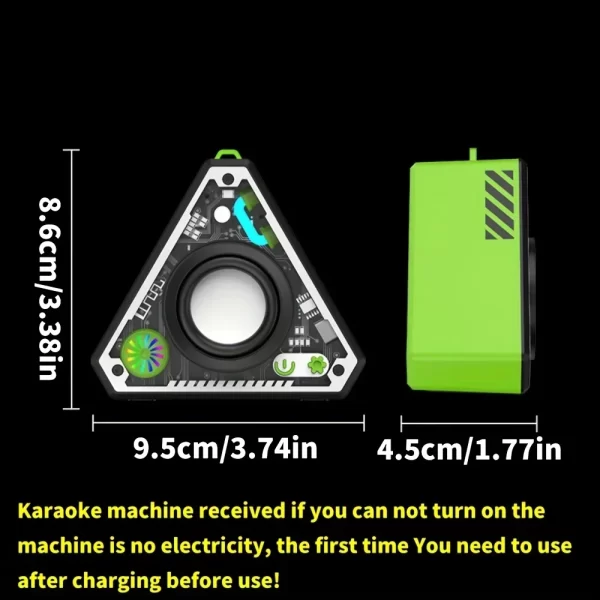 Mini Cool Bluetooth Speaker Subwoofer HiFi Surround Sound Outdoor Home Portable Bluetooth Speaker sans fil Lecteur de musique – Image 3