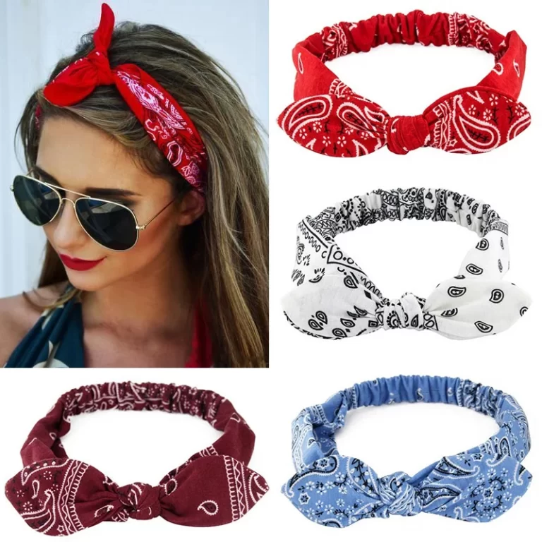 Nouvelles femmes Boho Soft Solid Print Headbands Vintage Cross Knot Elastic Hairbands Turban Bandanas Girls Hairbands Accessoires pour cheveux
