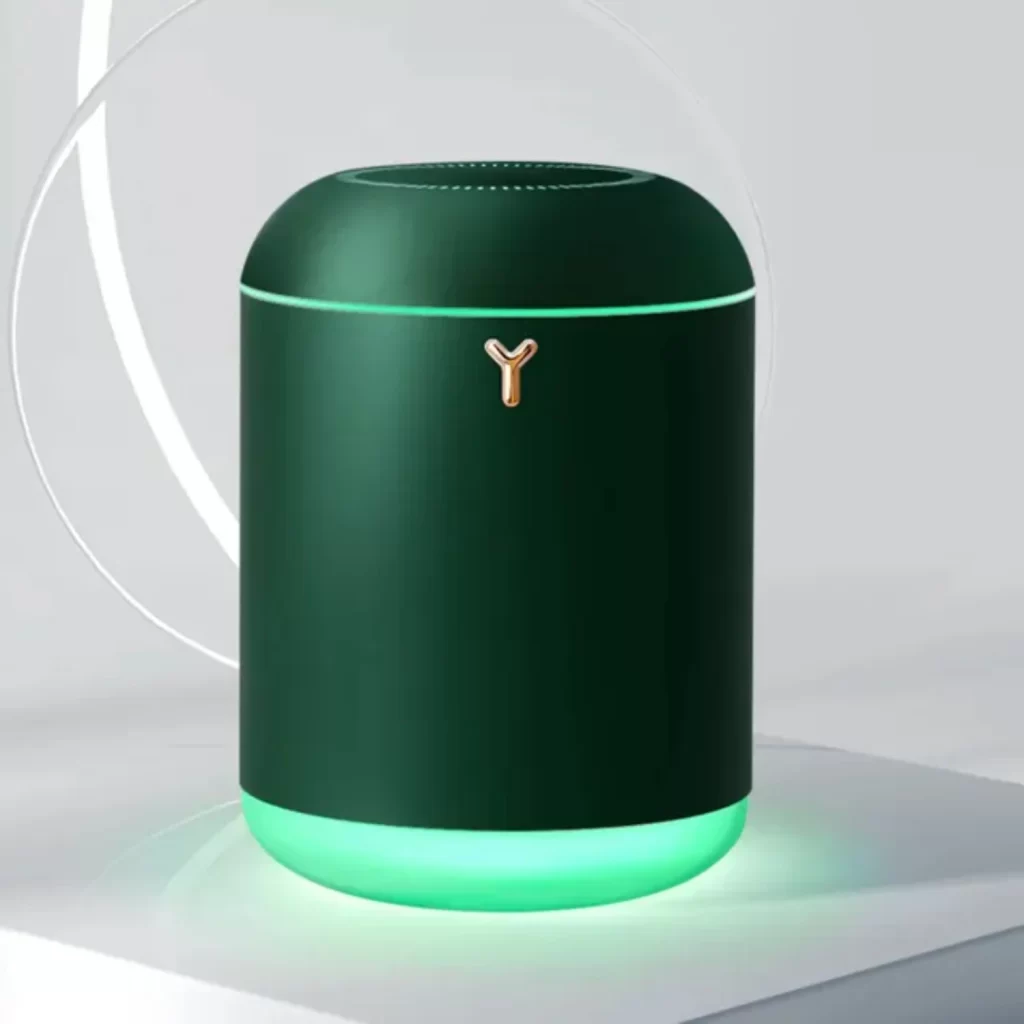 Humidificateur d'air de bureau de 1000ml de grande capacité USB Mist Maker Fogger avec couleurs LED Light Heavy Fog Small Table Humidifier – Image 5