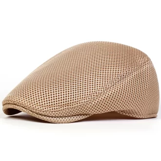 Mesh Hommes Breathability Newsboy Caps Peintres britanniques Chapeaux printemps et été Flat Cap Hip Hop Bérets