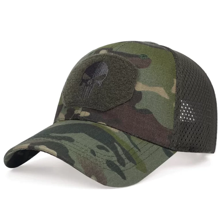 Unisex crâne broderie étiquette caps de baseball respirant printemps et automne extérieur chapeau décontracté ajustable chapeau solaire – Image 11