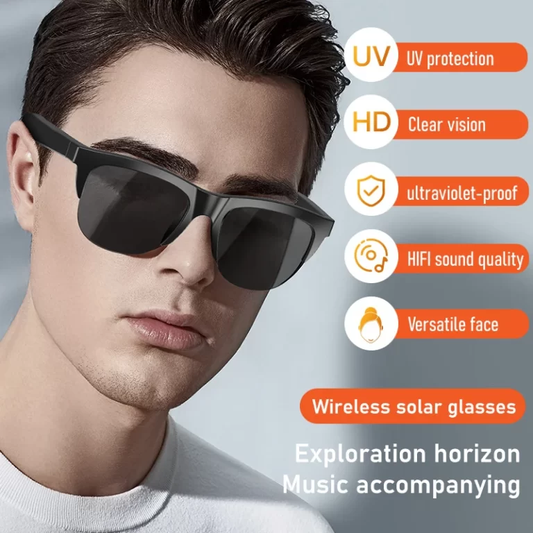 Xiaomi MIJIA lunettes de soleil intelligentes lunettes Bluetooth appel casques de sport extérieurs HIFI lumière bleue imperméable anti-UV pour hommes et femmes – Image 4