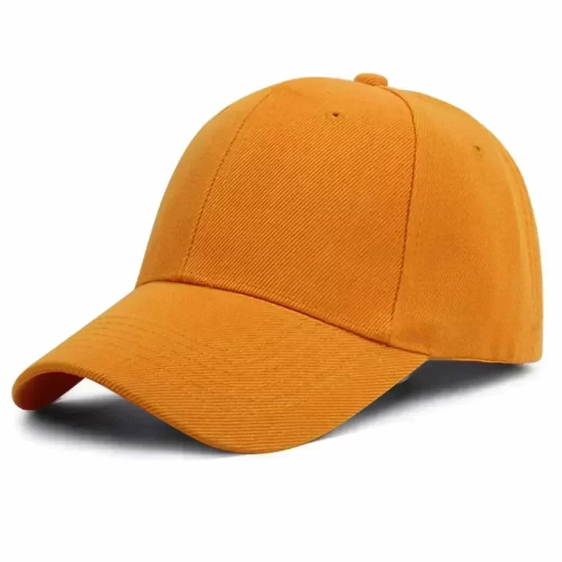Couleur solide Twill Plain Soft Top Acrylic Sports Cap Papa Chapeaux ajustables Blancs Personnel Non structuré Baseball – Image 13