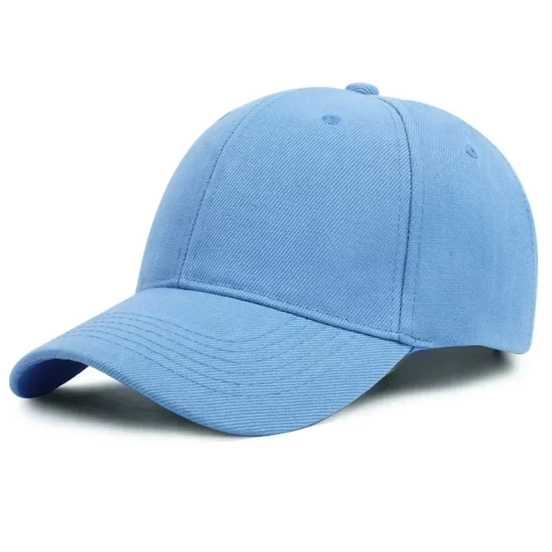 Couleur solide Twill Plain Soft Top Acrylic Sports Cap Papa Chapeaux ajustables Blancs Personnel Non structuré Baseball – Image 11