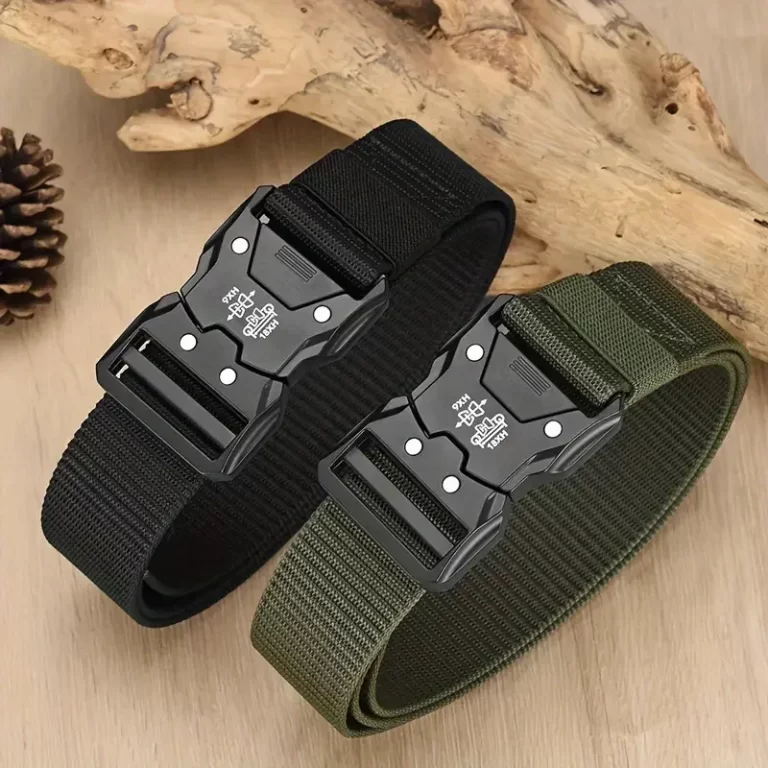 Ceinture tactique - boucle automatique durable, parfaite pour les aventures en plein air, accessoires unisex pour hommes et femmes – Image 6