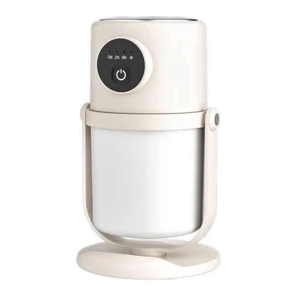Hogar Atomizer USB humidificateur rotatif de 90 degrés intelligent grande capacité silencieux lumière de nuit petite purification de l'air humidi – Image 6
