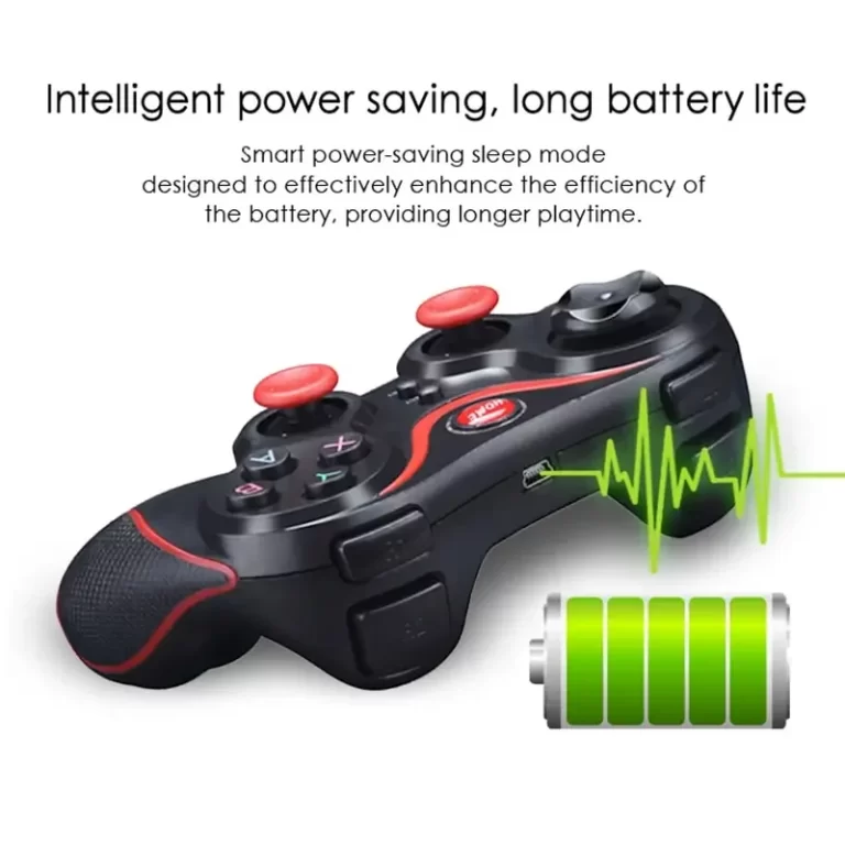 MG09 contrôleur de jeu Bluetooth sans fil pour PC Téléphone mobile TV BOX Ordinateur Tablette Joystick Gamepad Joypad Holder – Image 4