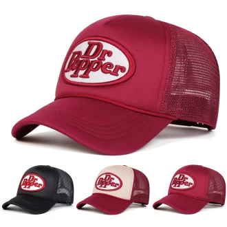 Unisex Dr Prpper lettre broderie bas-ball net caps printemps été extérieur chapeaux occasionnels ajustables chapeaux papa chapeaux solaires