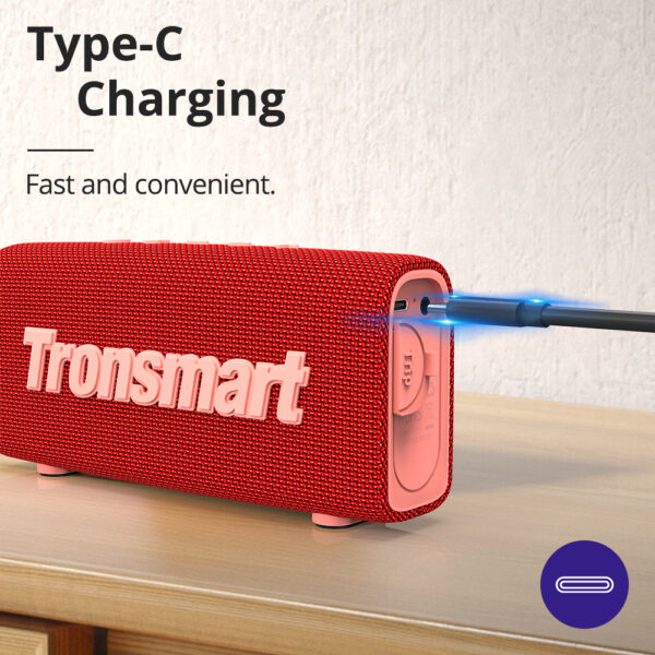 Tronsmart Trip Bluetooth 5.3 haut-parleur portable Dual-Driver avec IPX7 étanche à l'eau, True Wireless Stereo pour haut-parleur extérieur – Image 2