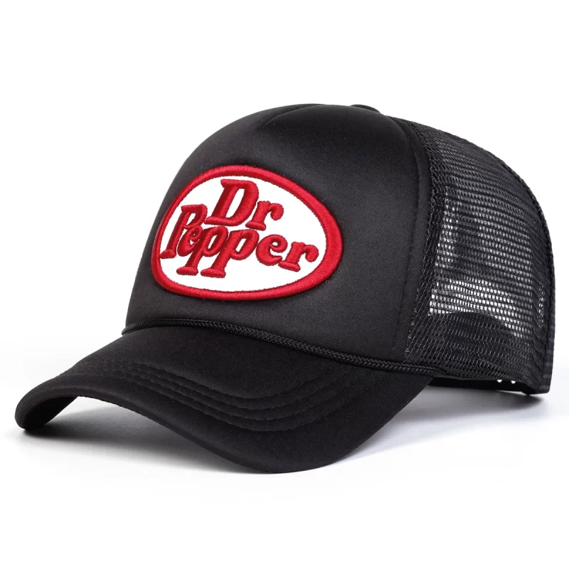 Unisex Dr Prpper lettre broderie bas-ball net caps printemps été extérieur chapeaux occasionnels ajustables chapeaux papa chapeaux solaires – Image 2