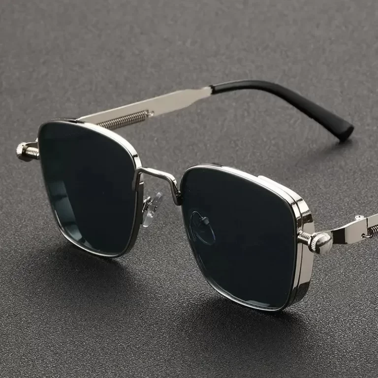 2025 Lunettes de soleil polarisées pour hommes haut de gamme belle conduite spéciale anti-UV de haute qualité métal punk tendances de mode lunettes de soleil – Image 2