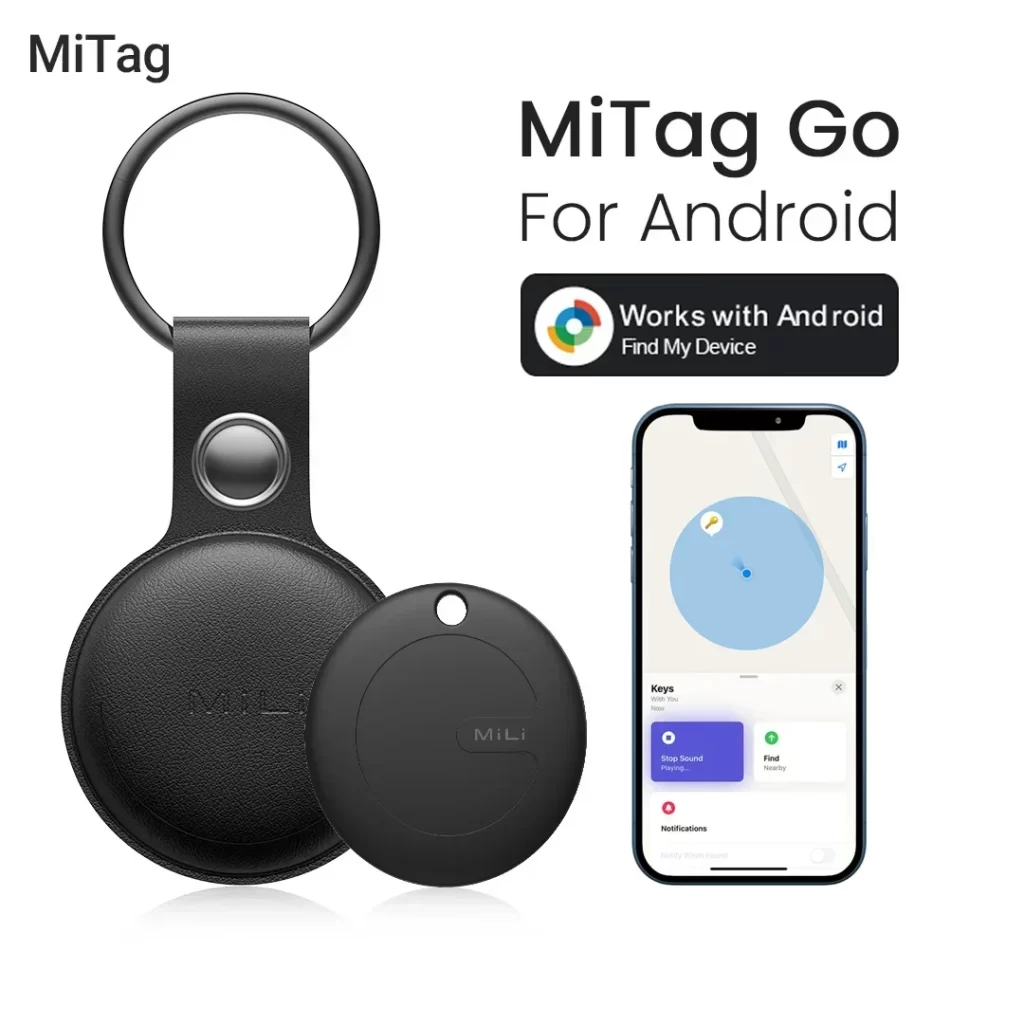 MiLi Smart Tracker Mitag Bluetooth Localisateur Appareil anti-perte Clés mobiles Animaux de compagnie Les enfants plus âgés Finder Travailler avec Android Trouver mon