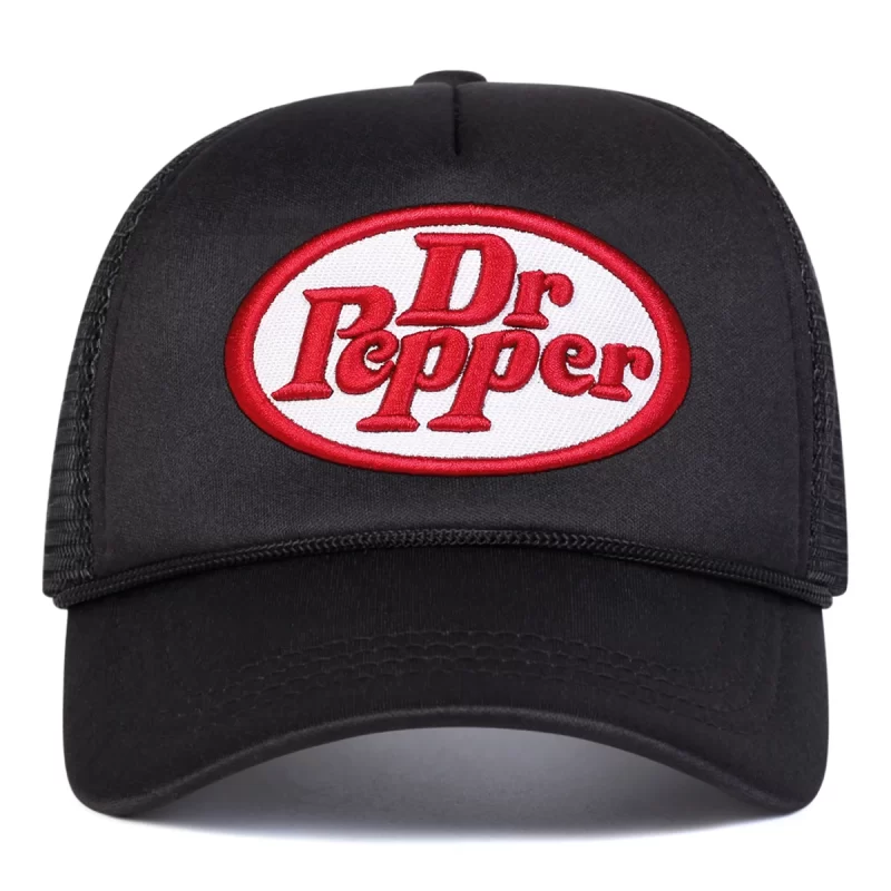 Unisex Dr Prpper lettre broderie bas-ball net caps printemps été extérieur chapeaux occasionnels ajustables chapeaux papa chapeaux solaires – Image 4