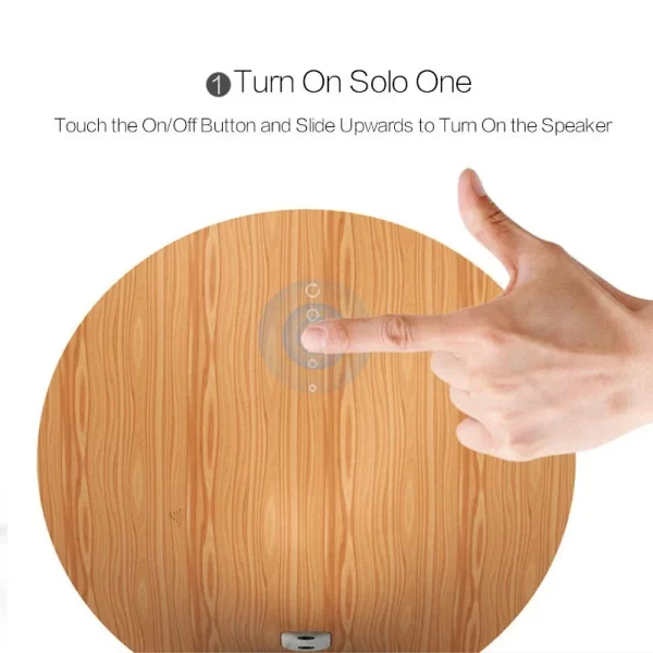 MINI330 haut-parleurs en bois rétro Bluetooth panneau de fonctionnement tactile petit sous-woofer de bureau maison hi-fi boîte à son stéréo Caixa De Som – Image 6
