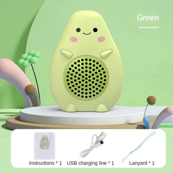 Bluetooth audio créatif Avocado Mini haut-parleur Omputer haut-parleur grand volume Subwoofer carte Plug in Card – Image 5